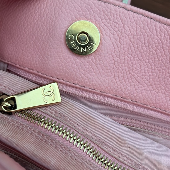 Auth Chanel Executive Tote Shoulder Bag Pink - Picture 9 of 16